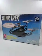 Star Trek AMT ERTL Chrome 3-Piece USS Enterprise Model Kit Set, Sealed