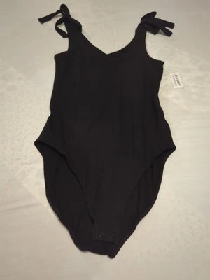 Old Navy Black Bodysuit M NWT