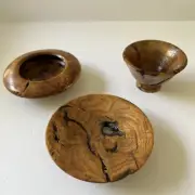 Exquisite Unique Rare Persimmon Wood Raw Bowls Handmade