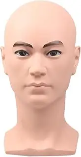 VICASKY Mannequin Face Head Wig Holder Styling Display Props for Hairdressers Travel Daily Use Wig St