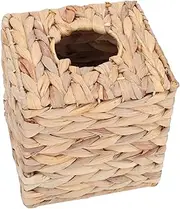 ABOOFAN 2 Pcs Retro Style Seaweed Tissue Storage Box Wicker Napkin Holder Elegant for Home Hotel Cafe