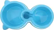 Automatic Dual Dog Cat Bowls with Removable Water Dispenser Durable Material Pet Feeders for Dogs Cats Puppies Kittens Easy Clean Design for Healthy Feeding Environment