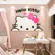 ☏❦壓克力牆貼 可愛貓咪牆貼 3d立體Kitty壁貼兒童房壁貼 臥室佈置裝飾貼畫 卡通壁貼
