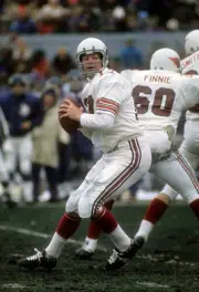 Quarterback Jim Hart St Louis Cardinals drops back to pass v the - 1974 Photo 3