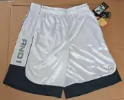 And1 Mens Basketball Gym Workout Shorts White and Grey ALL SIZES L XL 2XL 3XL