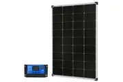 Acemor 12V 350W Fixed Solar Panel + 10A Controller 2 USB Charge - Toughland