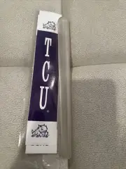 C-Thru Golf Putter Grip TCU Horned Frogs Clear Grip Inner Sticker NCAA
