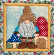 Quilt-Magic No Sew Wall Hanging Kit-Gnome Home QM881
