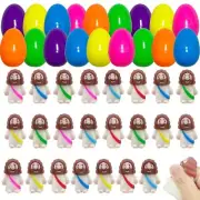 Pinkiwine 24 Pack Mini Jesus Mochi Squishy Toys in Plastic Prefilled Easter E...