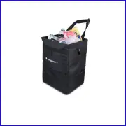 25L Large Car Trash Can with Lid - Leakproof Vehicle Organizer for Road Trips