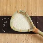 Useful Colander Green Scoop Spoon New Bamboo Basket Drain Spoon