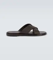 [Zegna] Zegna Leather sandals AU 11 brown