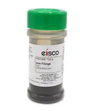 Fine Iron Fillings, 100g in Sprinkler Jar - Eisco Labs