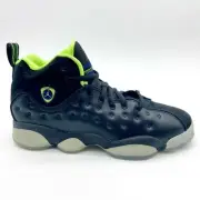 Jordan Jumpman Team II Premium Black Green Kids Size 7 Sneakers 861435 012