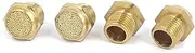 uxcell® 1/8BSP Thread Pneumatic Air Breather Silencer Muffler 4pcs