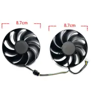 1Set Cooling Fan for POWERCOLOR RX6750XT GDDR6 Competition Edition Graphics Card