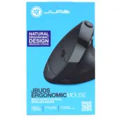 JLab JBuds Ergonomic Wireless Mouse - Black