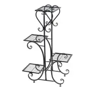 NEW UPGRADE Metal Plant Stand Flower Pot Display Shelf Storage Rack Home Garden