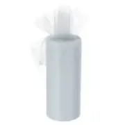 Tulle Rolls Fabric Spools 6" 25 Yards Silver Grey for Wrapping Wedding