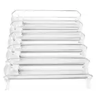 White Self-Pushing Can Organizer: 5pcs Drink Dispenser for Fridge