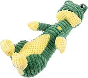 VERDANVERSE Cute Cartoon Frog Shaped Squeaky Plush Molar Chew Interactive Pet Teething for Indoor
