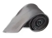 Mens Silver 8Cms Plain Neck Tie