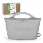 Silicone Microwave Steamer & Steriliser Bag 2000ml Large Capacity Reusable St...
