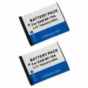 2X BP-70A Battery for Samsung AQ100 DV150F ES65 ES67 ES70 ES71 PL80 PL81 WP10