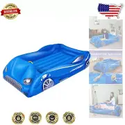 Kids Inflatable Air Mattress with Safety Sides - Perfect for Sleeping Anywhere