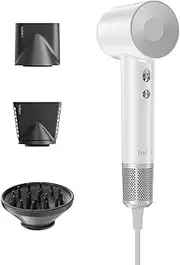 [Laifen] Swift Hair Dryer, High Speed 200M Ionic Blow Dryer with 110, 000 RPM Brushless Motor for Fast Drying, Low Noise, Hairdryer with Magnetic Nozzle