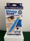 Shimmy Scrub Back & Body Scrubber- Clean, Exfoliate, Massage- New