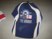 Kevin Pietersen signed Ashes Cricket Cap (Blue) England v Australia. COA.