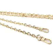 HEEHEE 51.2"(130cm) Purse Chain Strap O Shape DIY Metal Chain Gold 51.2" Gold
