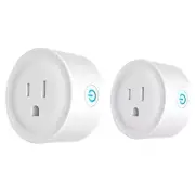 2 Pack Deco Gear Wi-Fi Smart Plugs (Compatible with Amazon Alexa & Google Home)