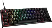 Ducky ONE 2 Mini Gaming Tastatur, MX-Brown, RGB-LED, Schwarz, German Layout