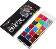 Oil Paint Face Palette 20 Color Water Resistant for Adults Boys and Girls Party Event