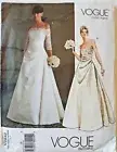 Vogue V2842 Bridal Wedding Gown Pattern Strapless Uncut Sizes 12 14 16 OOP