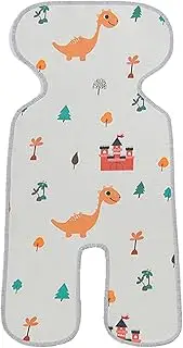 Stroller Cooling Mat - Stroller Seat Cooling Pad,Foldable Double-Sided Carseat Liner Soft Ice Silk Cover Cushion for Dining Chair & Travel