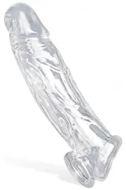 Size Matters 8" Realistic Penis Extension & Ball Stretcher