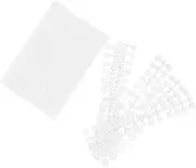CANIGHT Nail Art Display Board 4 Sets 480pcs Mini Display Plates Nail Chart for Manicure