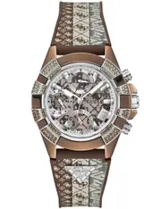 Guess GW0813L2 Brown Silicone Womens Watch