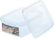 Squirrel Pickle Container, Square Shape, Clear, 2.8 gal (8 L), Bran Pickled Seal Container, 8 Square Shapes, Mini Recipes, Made in Japan