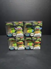 Mini Tubbz Teenage Mutant Ninja Turtles TMNT 2" Vinyl Ducks Lot Of 4