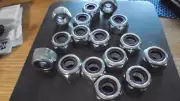 Nylon Insert Lock Nut/safety Zinc Grade A Hex Nuts - 1/2"-13 UNC - Qty-8