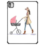 iPad Pro 11-inch (M4) iPad Impact Case Momma Chic, Brunette/Pink