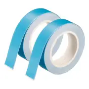2Pcs Glow in the Dark Tape 0.5" x 9.8 ft Luminous Fluorescent Sign Sticker Blue