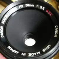 在飛比找蝦皮購物優惠-Canon. Fd 50 50mm f3.5 ssc mac