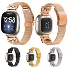 For Fitbit Versa 3 4 Sense 2 1 Watch Strap Stainless Steel Mesh Band Bracelet