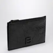 [Balenciaga] Card case with coin purse black One size Black