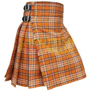 Handmade Tennessee Volunteer Box Pleated Tartan Kilt For Men Custom Size Kilts